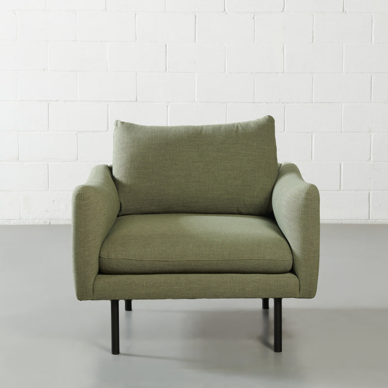 MAPLETON - Green Fabric Chair