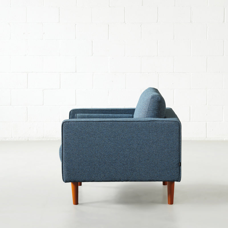 FONDA - Blue Fabric Chair