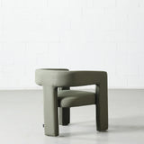 MEZE - Green Fabric Lounge Chair