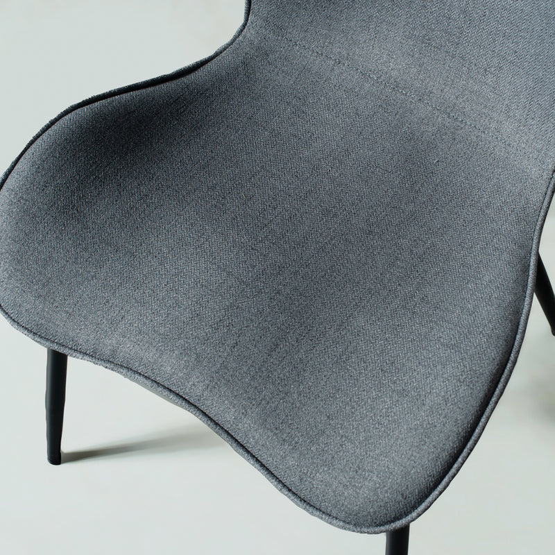 ALABAMA - Grey Fabric Dining Chair - FINAL SALE