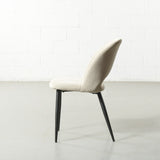 WALTER - Beige Fabric Dining Chair