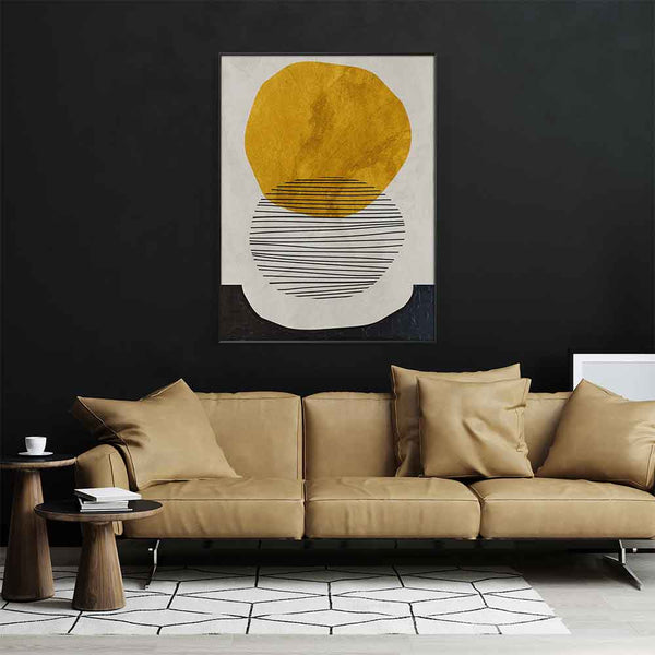 ECLIPSE - Framed Hand-Painted Canvas (90x120)