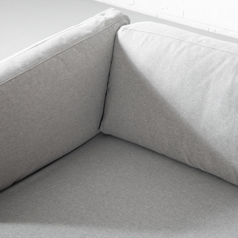 OWEN - Grey Fabric Sofa