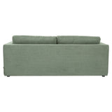 FONDA - Green Fabric Sofabed with Memory Foam Mattress