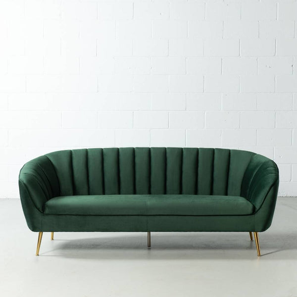 AUDREY - Green Velvet Sofa