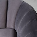 AUDREY - Grey Fabric Sofa