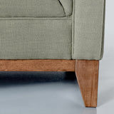 LANDON- Green Fabric Sofa