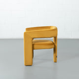MEZE - Yellow Velvet Lounge Chair