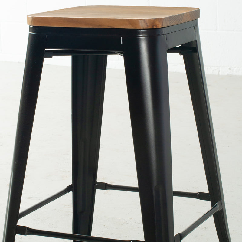 INDUSTRIE - Black Counter Stool (65 cm)