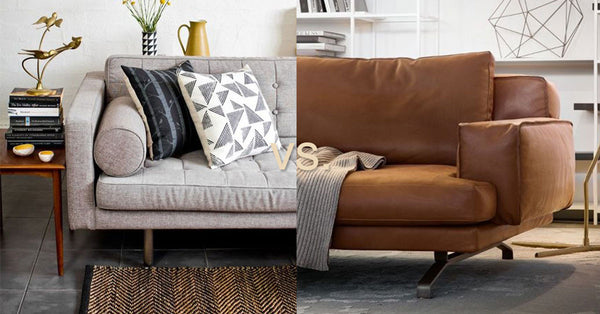 Which Sofa is Best for You: Leather or Fabric?