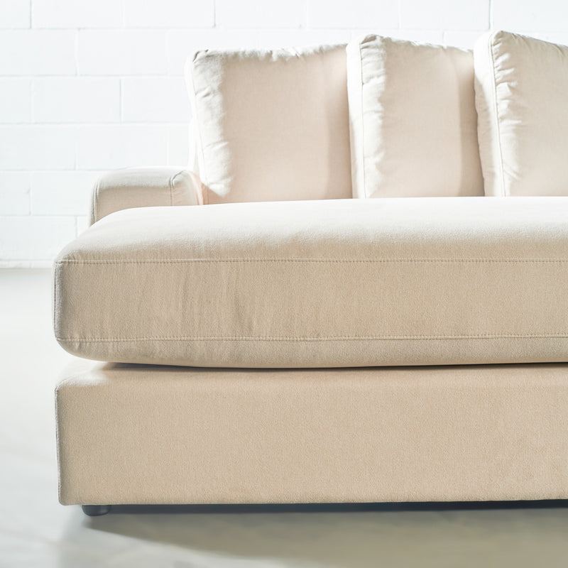 BRYCE - Cream Interchangeable Sectional Sofa