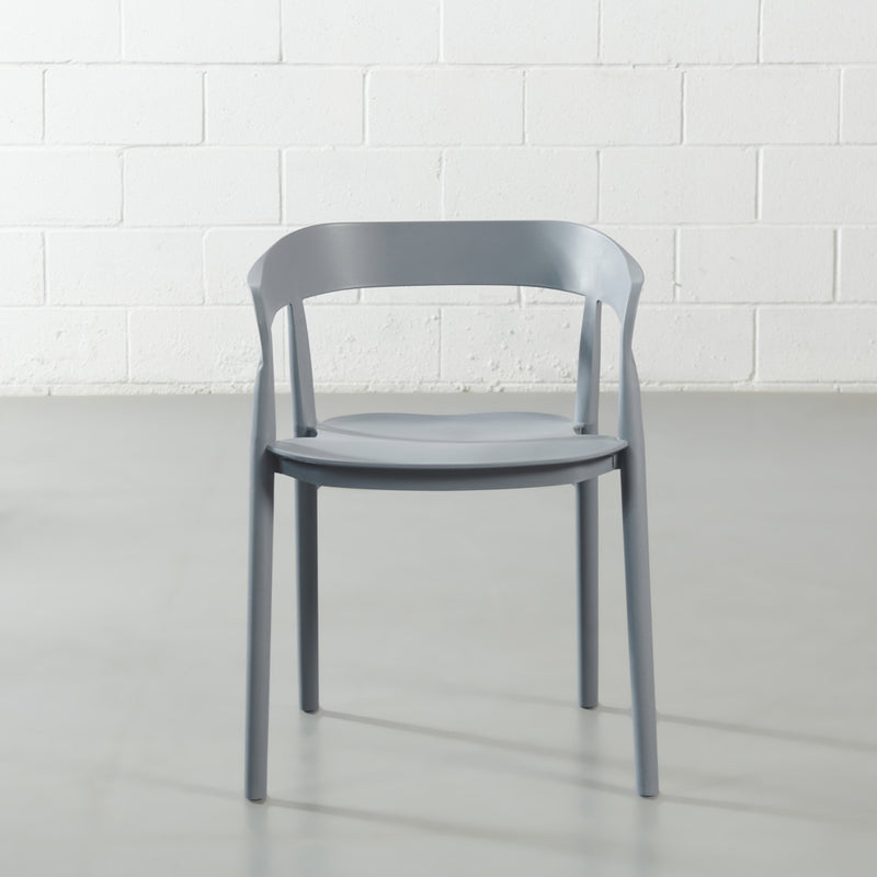 MILLS - Grey Arm Chair