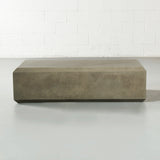 DASANO - Grey Concrete Coffee Table Rectangular