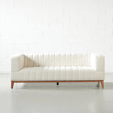 MELINA - Cream Fabric Sofa