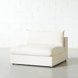 COSMIC - Cream Fabric Armless Chair Module