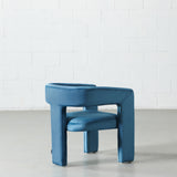 MEZE - Blue Velvet Lounge Chair