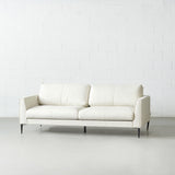 GIORGIO - Cream Fabric 3-Seater Sofa