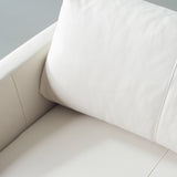 GIORGIO - Cream Fabric 3-Seater Sofa