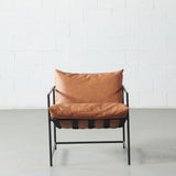 KYOTO - Brown Vegan Leather Chair