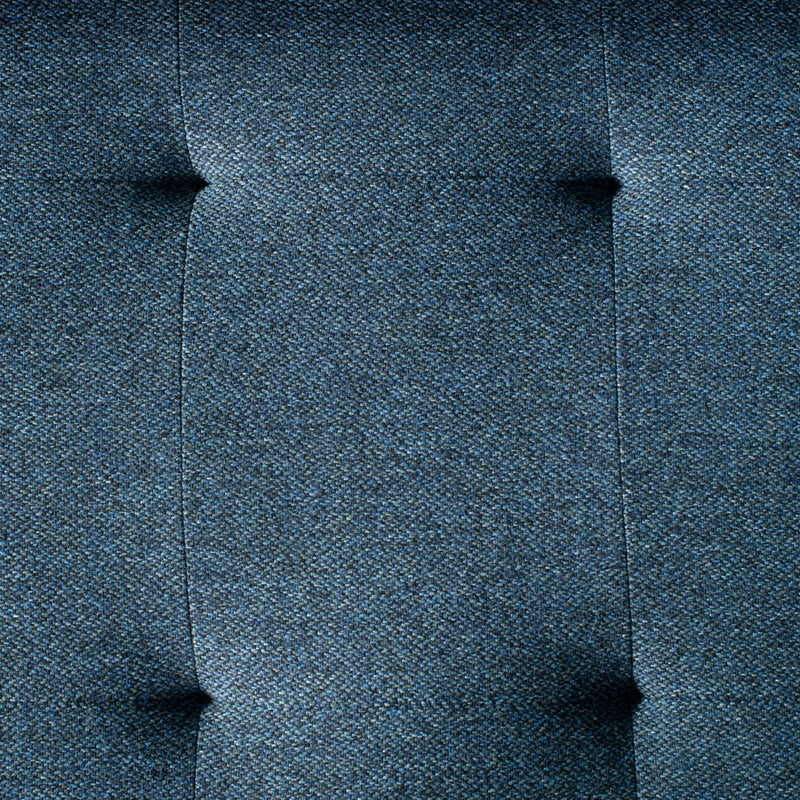 FONDA - Blue Fabric Sectional Sofa - Right