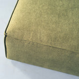 MASON - Green Fabric Ottoman