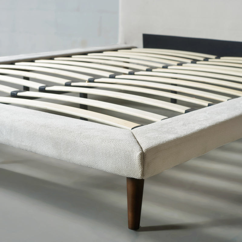 MOLLY - Cream Fabric Bed