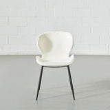 MARILYN - Cream Boucle Dining Chair