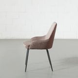 JOLIE - Brown Fabric Dining Chair