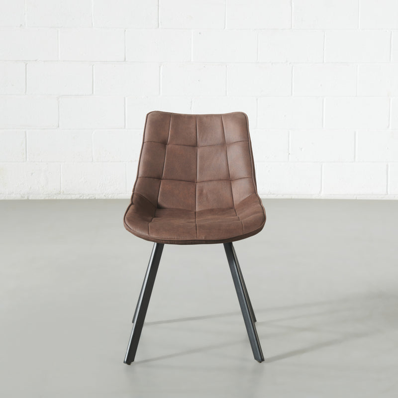 MIA - Brown Fabric Dining Chair