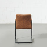 MANHATTAN - Brown Fabric Armchair