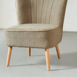 LARK - Taupe Boucle Lounge Chair - FINAL SALE