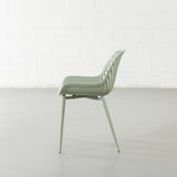 DANIELLA - Green Plastic Dining Chair