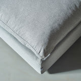 COSMIC - Grey Fabric Ottoman