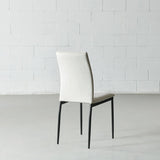 DEMINA - Beige Velvet Dining Chair - FINAL SALE
