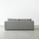 CAMERON - Grey Fabric Sofabed with Memory Foam Mattress