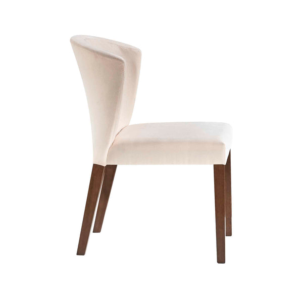 ALICIA - Beige Fabric Dining Chair