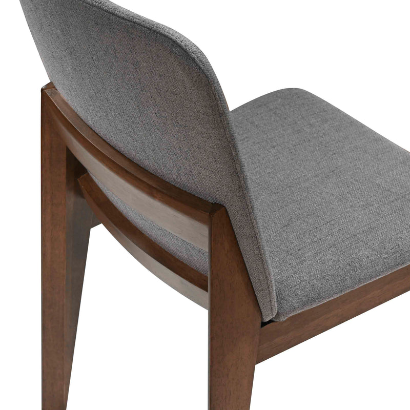 HARRIS - Grey Fabric Dining Chair