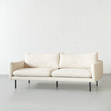 MAPLETON - Beige Fabric 3-Seater Sofa