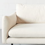 MAPLETON - Beige Fabric 3-Seater Sofa