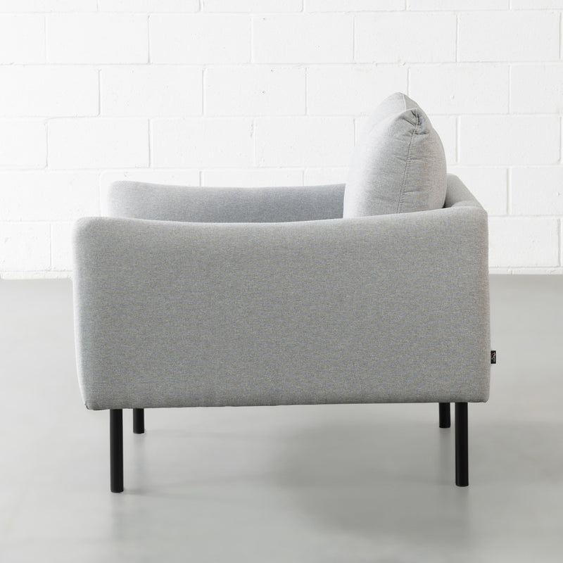 MAPLETON - Grey Fabric Chair