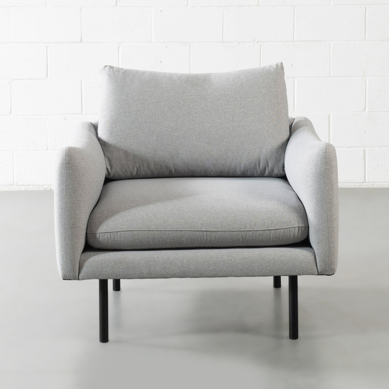 MAPLETON - Grey Fabric Chair