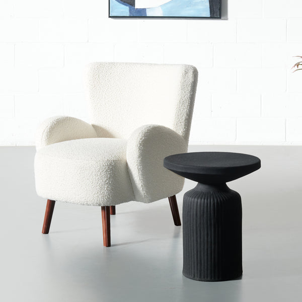 RAE - Side Table (Textured Finish) - FINAL SALE