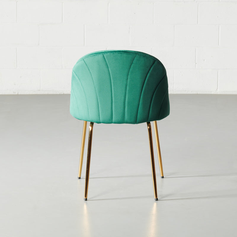 SOPHIE - Green Velvet Dining Chair