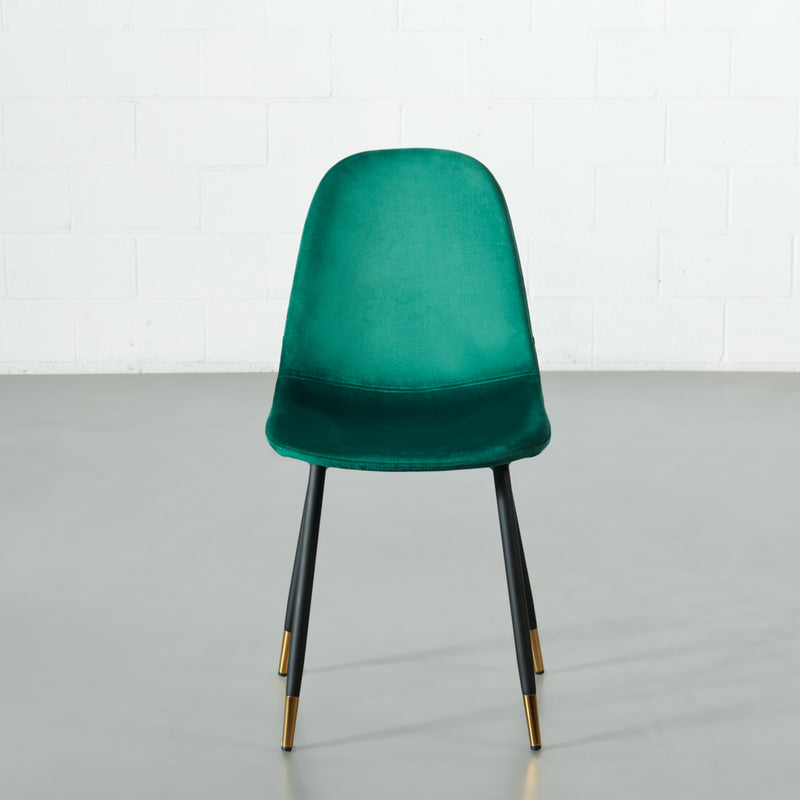 MILAN - Green Velvet Dining Chair