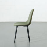 MILAN - Green Fabric Dining Chair