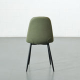 MILAN - Green Fabric Dining Chair