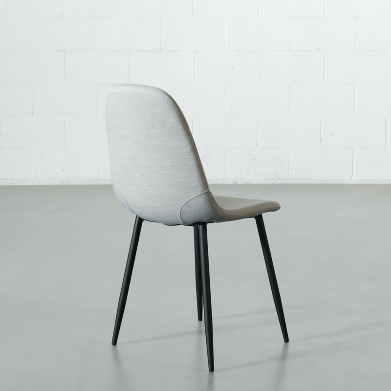 MILAN - Grey Fabric Dining Chair