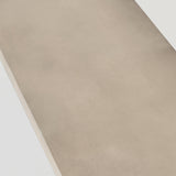 VERONA - Grey Concrete Bench with X Black Legs