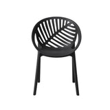 FOLIAGE - Black UV Resistant Plastic Chair