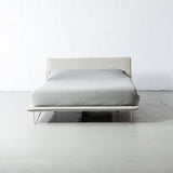 MARIA - Light Grey Fabric Bed - Wazo Furniture